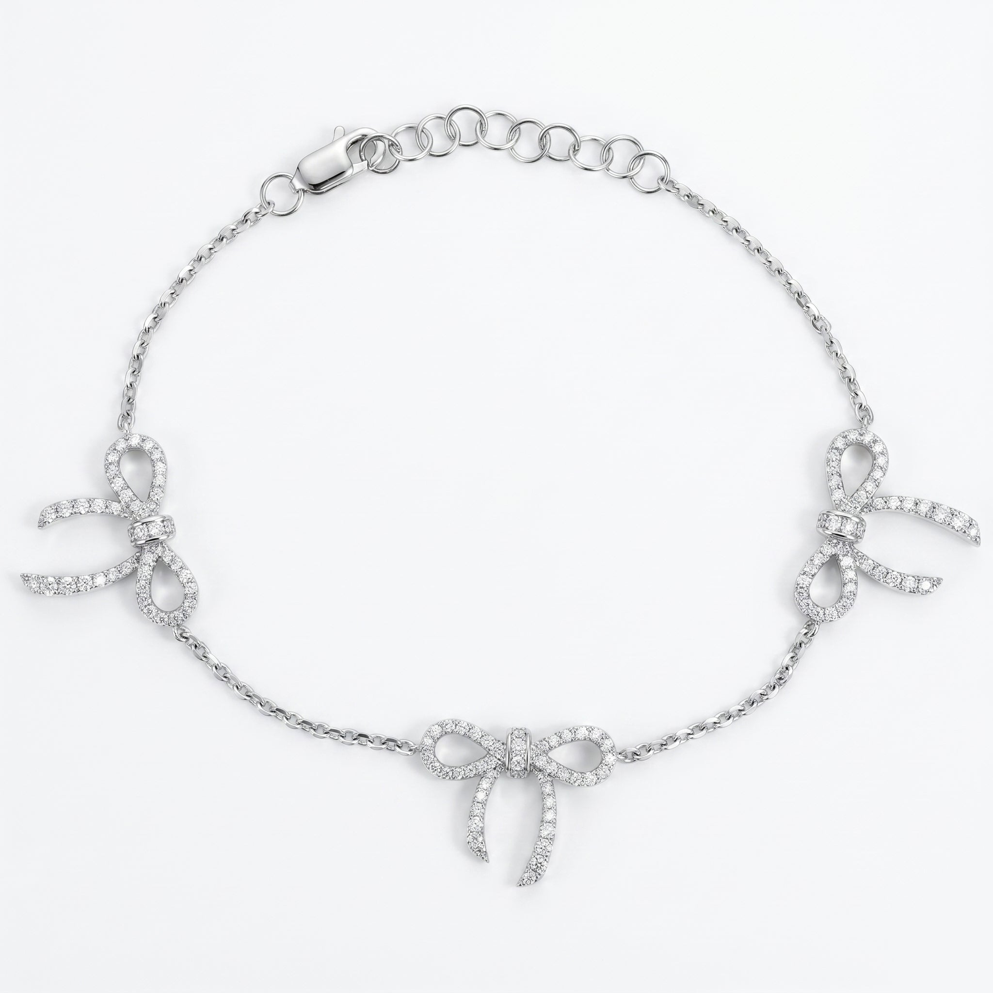 AB156974 - Bracelet 14KW/4.5G 132RD-0.69CT