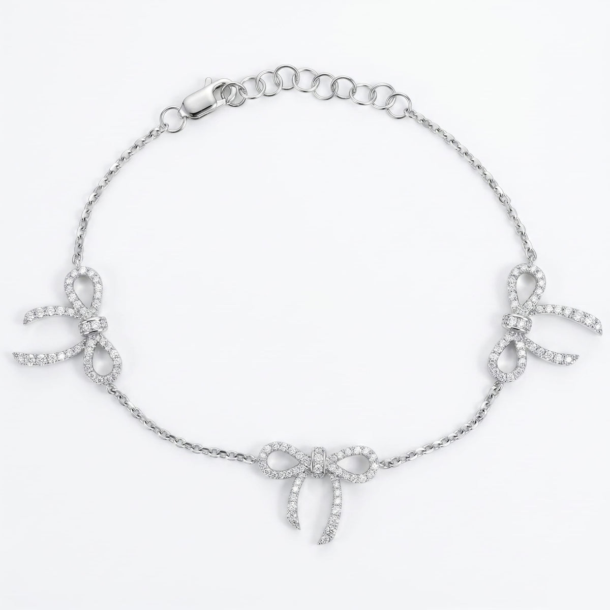 AB156974 - Bracelet 14KW/4.5G 132RD-0.69CT