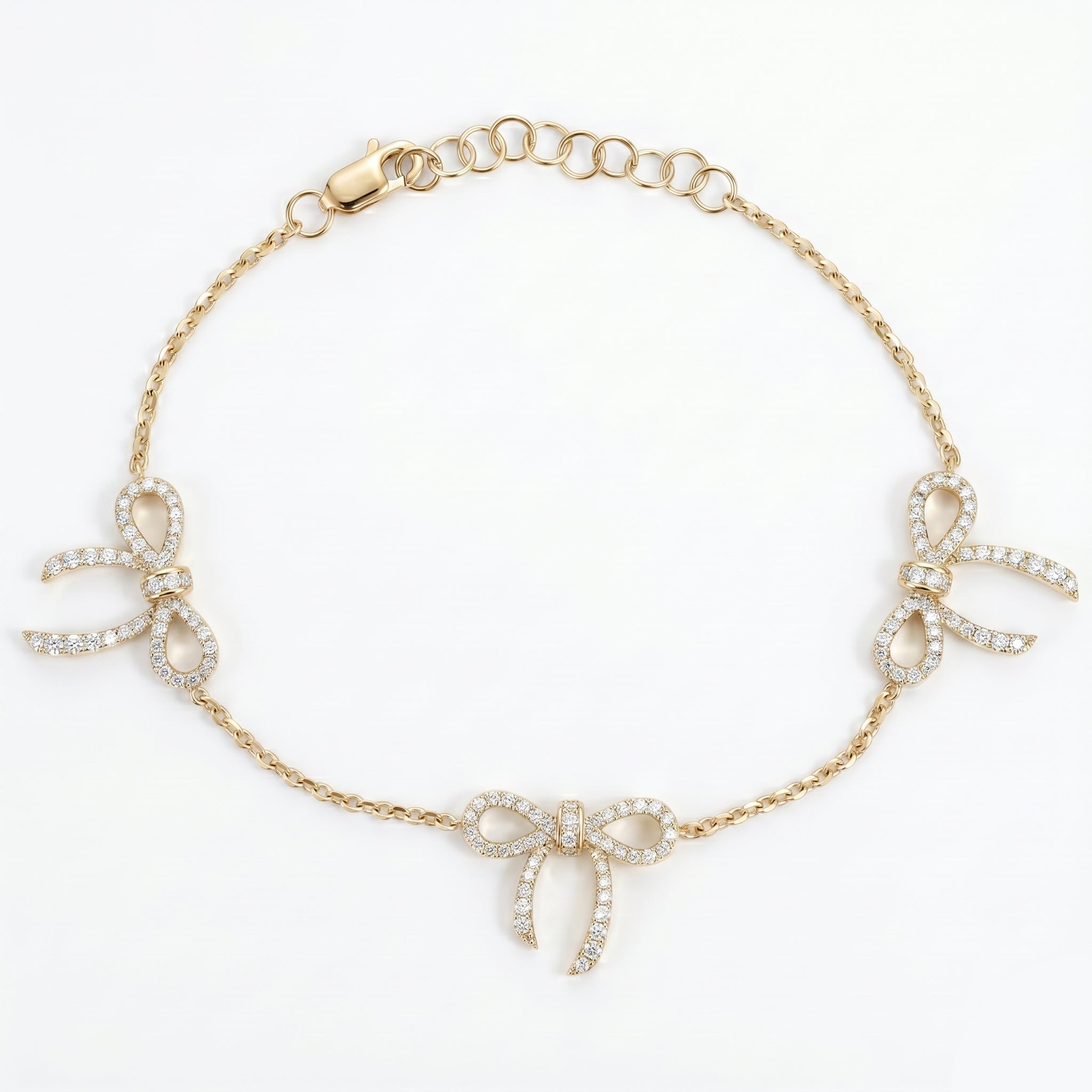 AB156974Y - Bracelet 14KY/4.5G 132RD-0.69CT