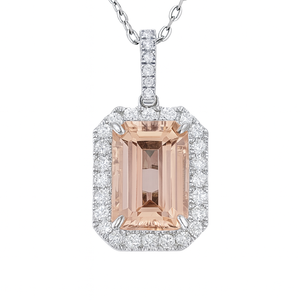 ACP156186-M - Pendant 14KW/2.3G 1MORG-3.82CT 30RD-0.45CT