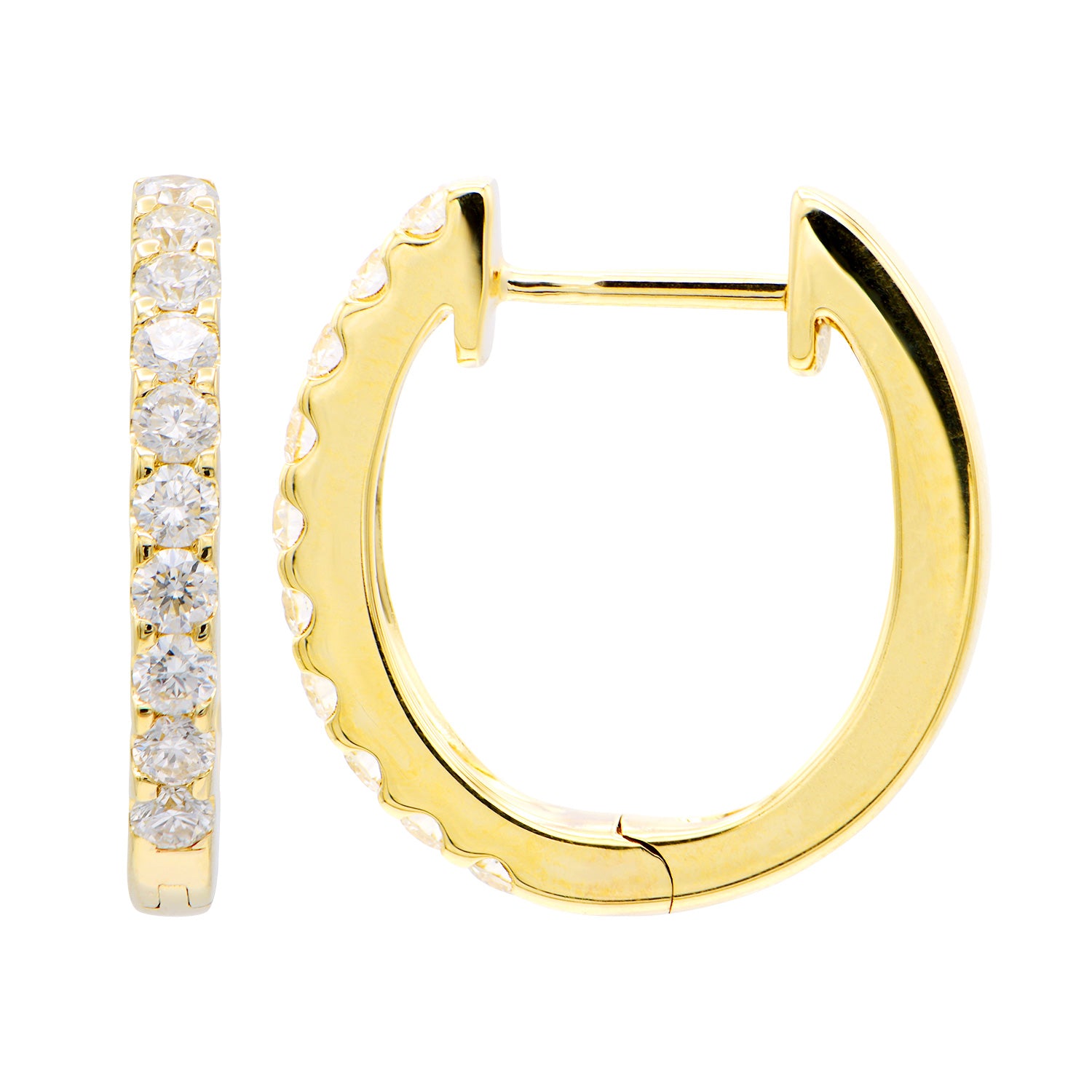 Earrings 18KY/3.7G 20RD-0.53CT
