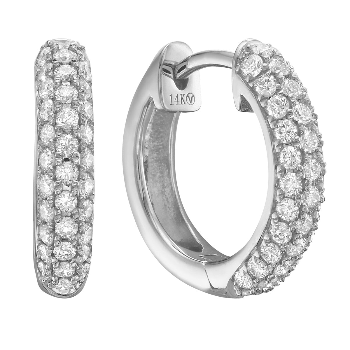 E055552 - Earrings 18KW 68RD-0.51CT
