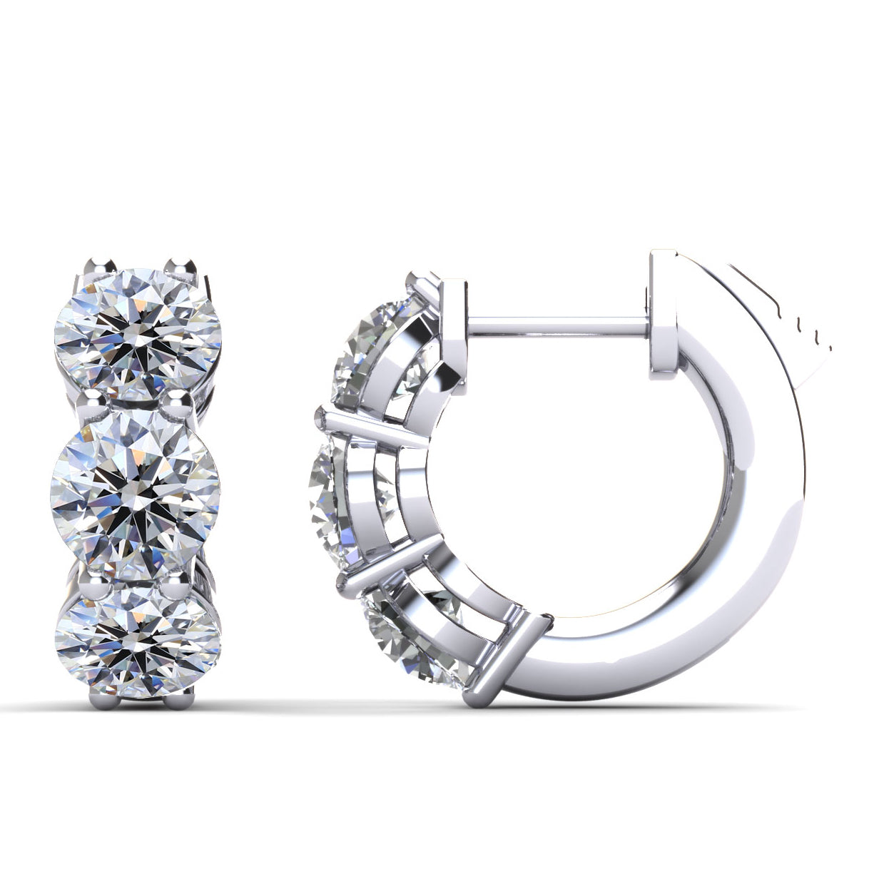 AE155559 - Earrings 14KW 6RD-1.02CT