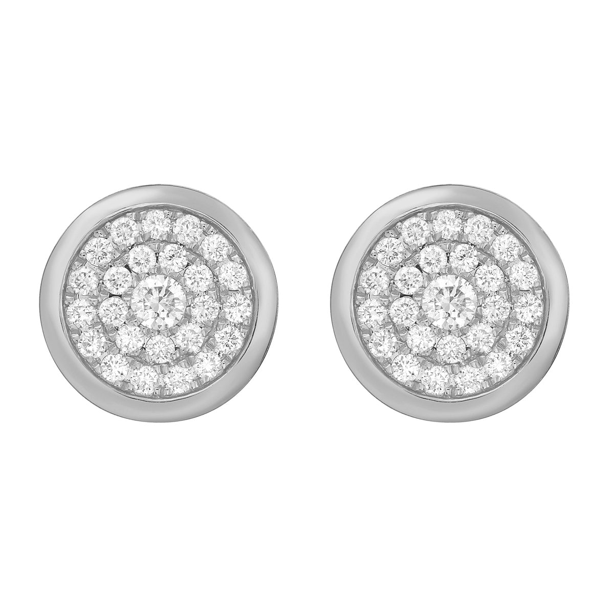 AE156158 - Earrings 14KW/3.1G 2RD-0.12CT 48RD-0.45CT