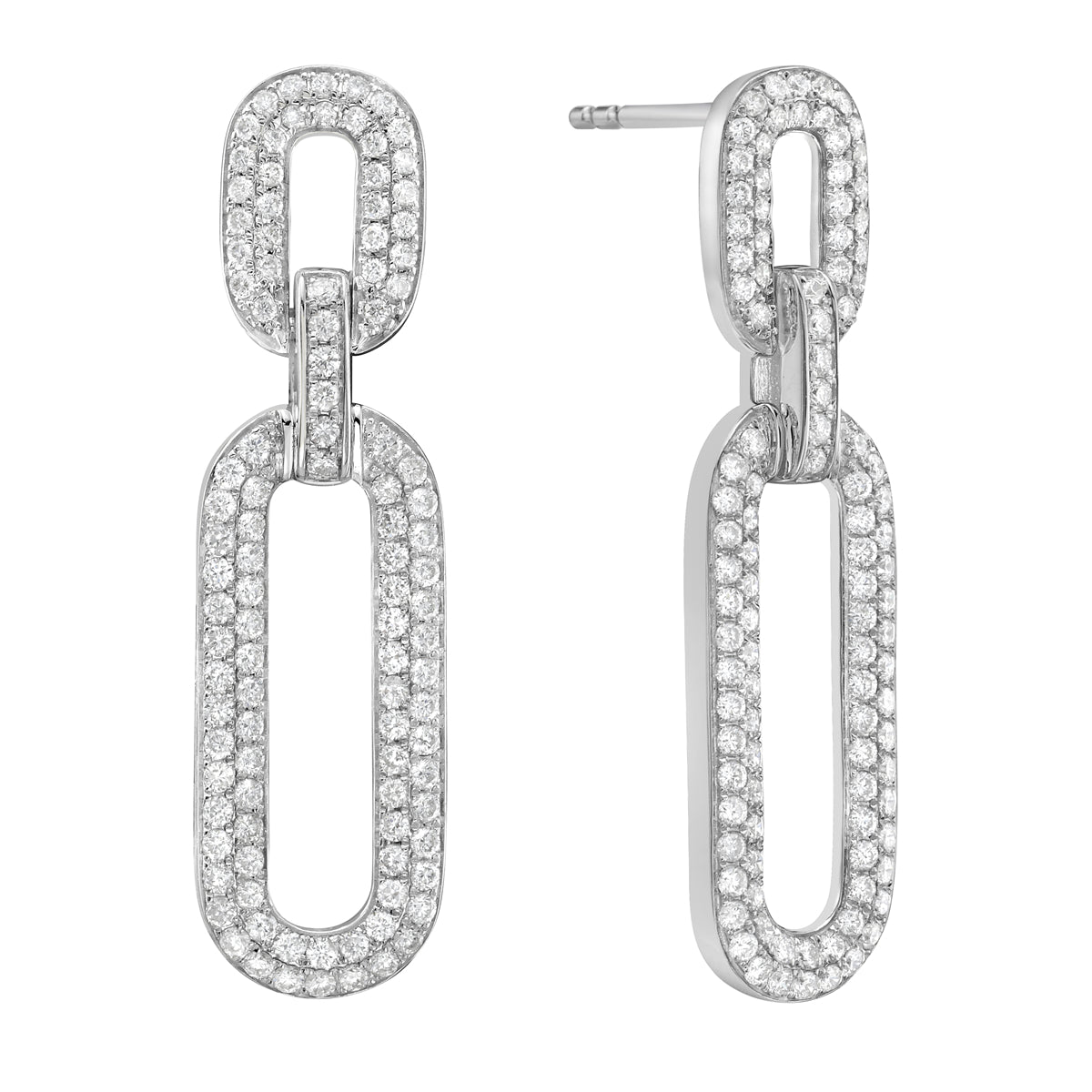 AE156213 - Earrings 14KW/4.0G 212RD-1.11CT