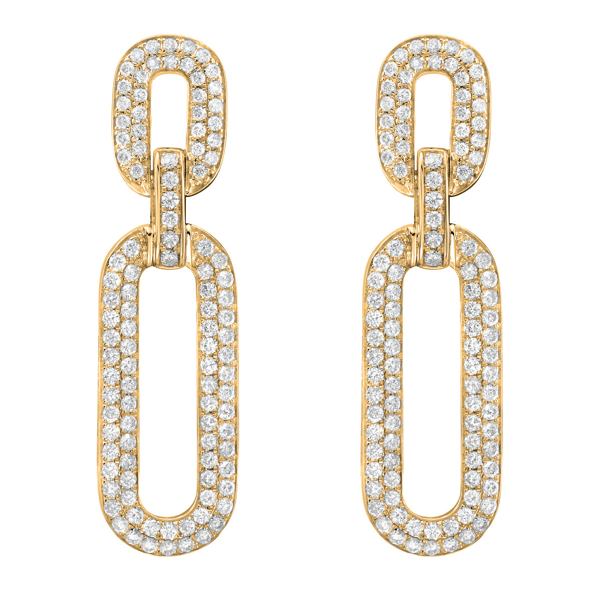 AE156213Y - Earrings 14KY/4.0G 212RD-1.10CT
