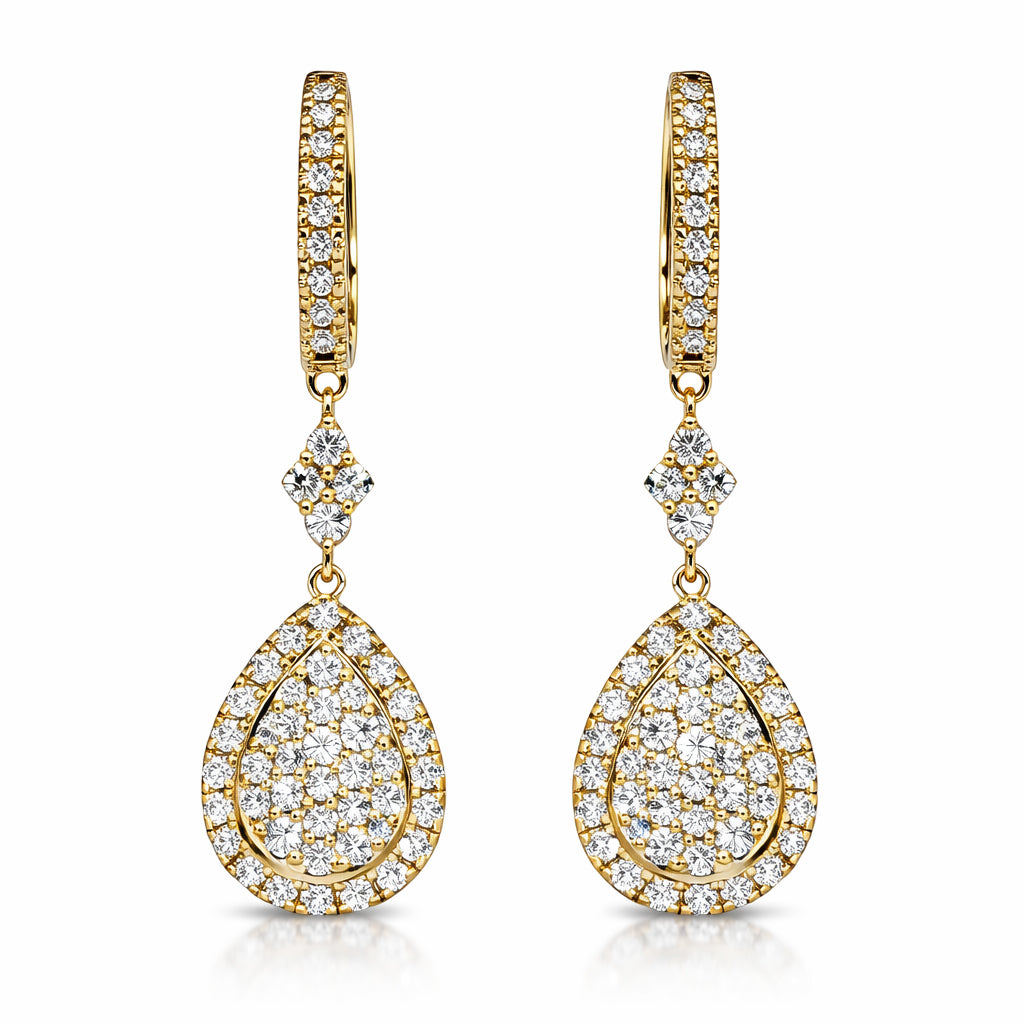 AE156921Y - Earrings 14KY/3G 112RD-0.82CT