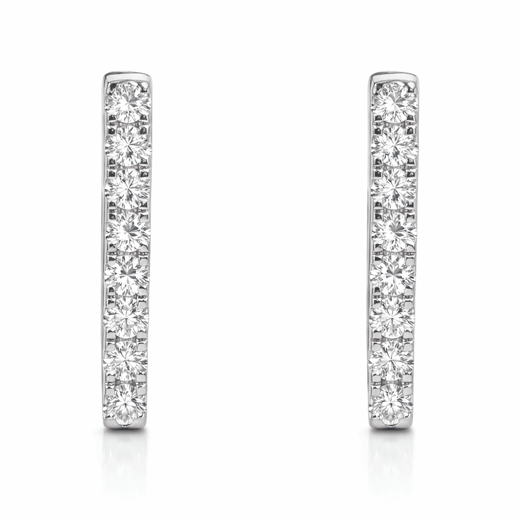 AE156922 - Earrings 14KW/3.1G 16RD-0.46CT