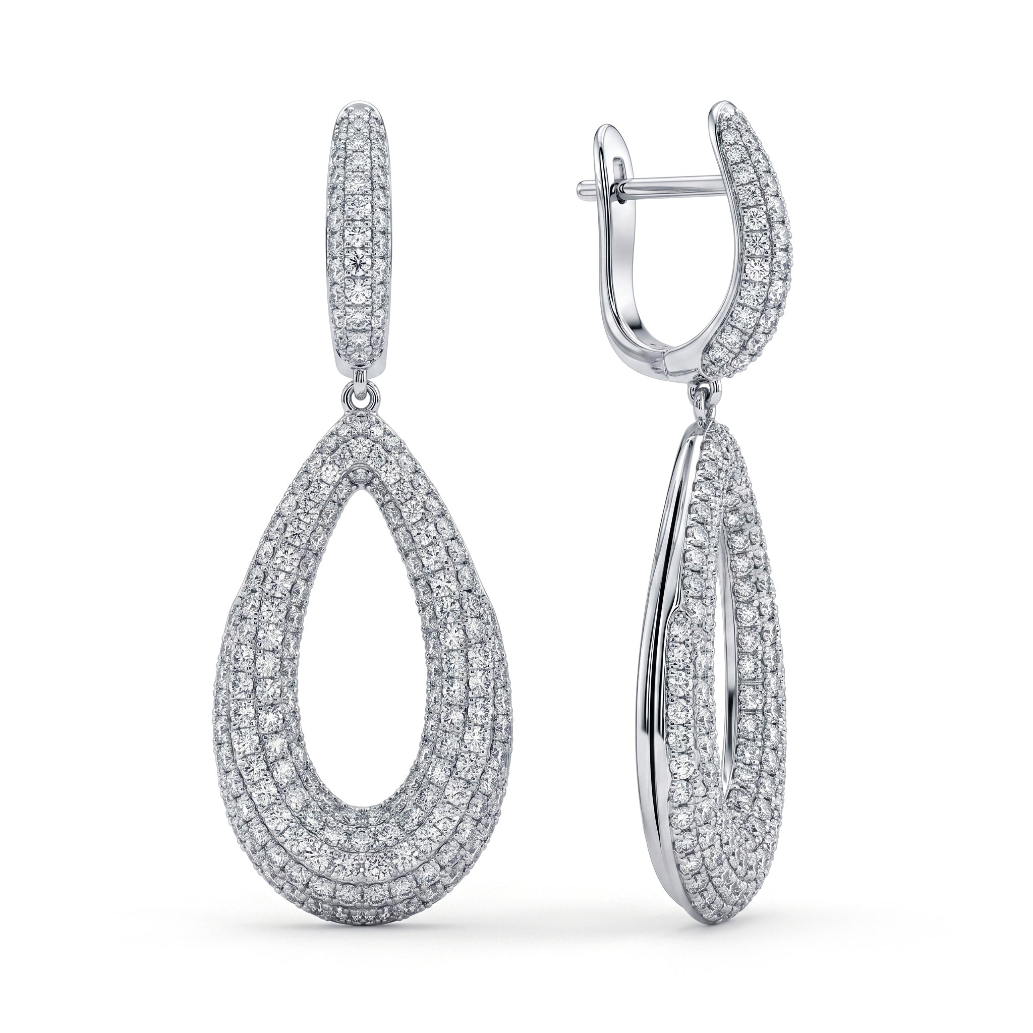 AE156961 - Earrings 14KW/4.2G 352RD-1.58CT