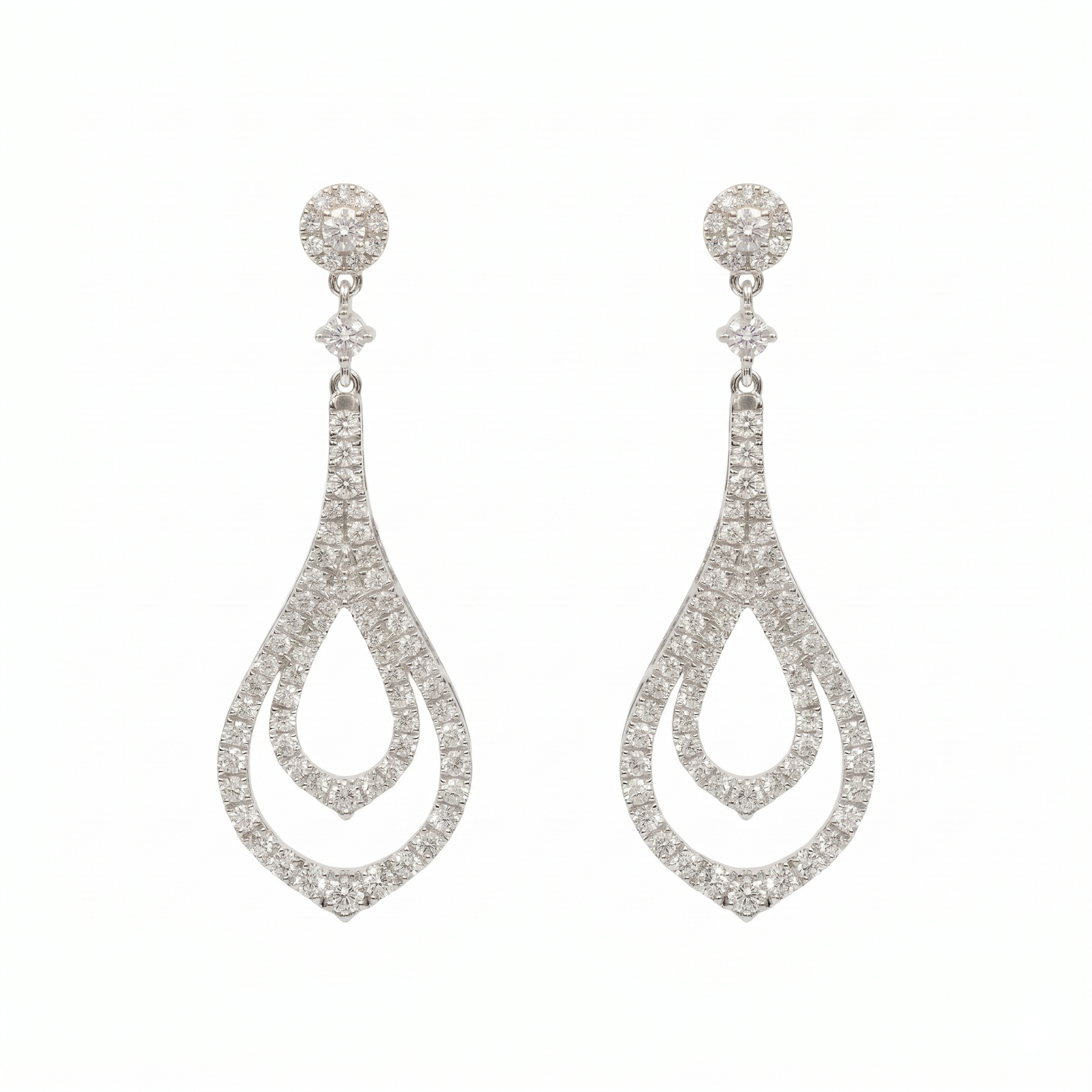 AE156962 - Earring 14KW/6.54GR 174RD-2.13CT