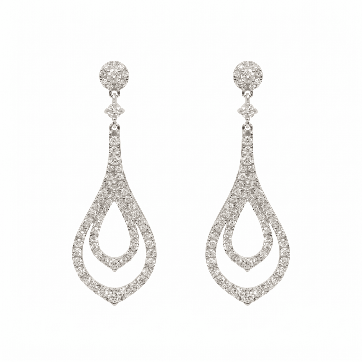 AE156962 - Earring 14KW/6.54GR 174RD-2.13CT