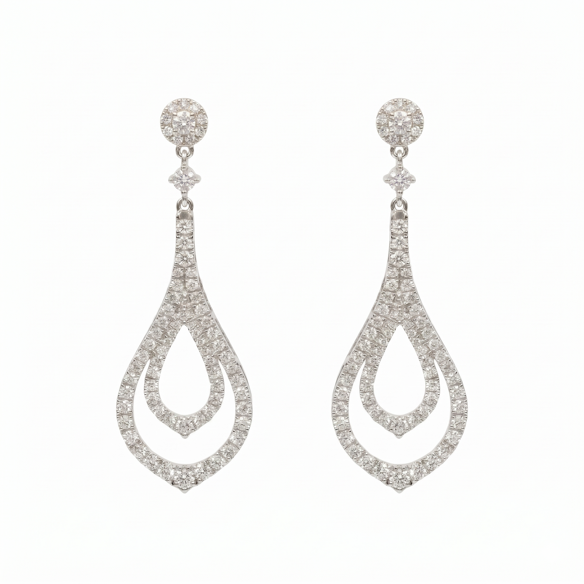 AE156962 - Earring 14KW/6.54GR 174RD-2.13CT