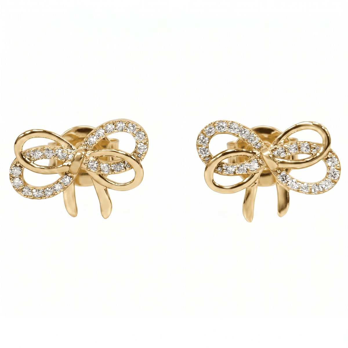 AE156972Y - Earrings 14KY/1.7G 40RD-0.16CT