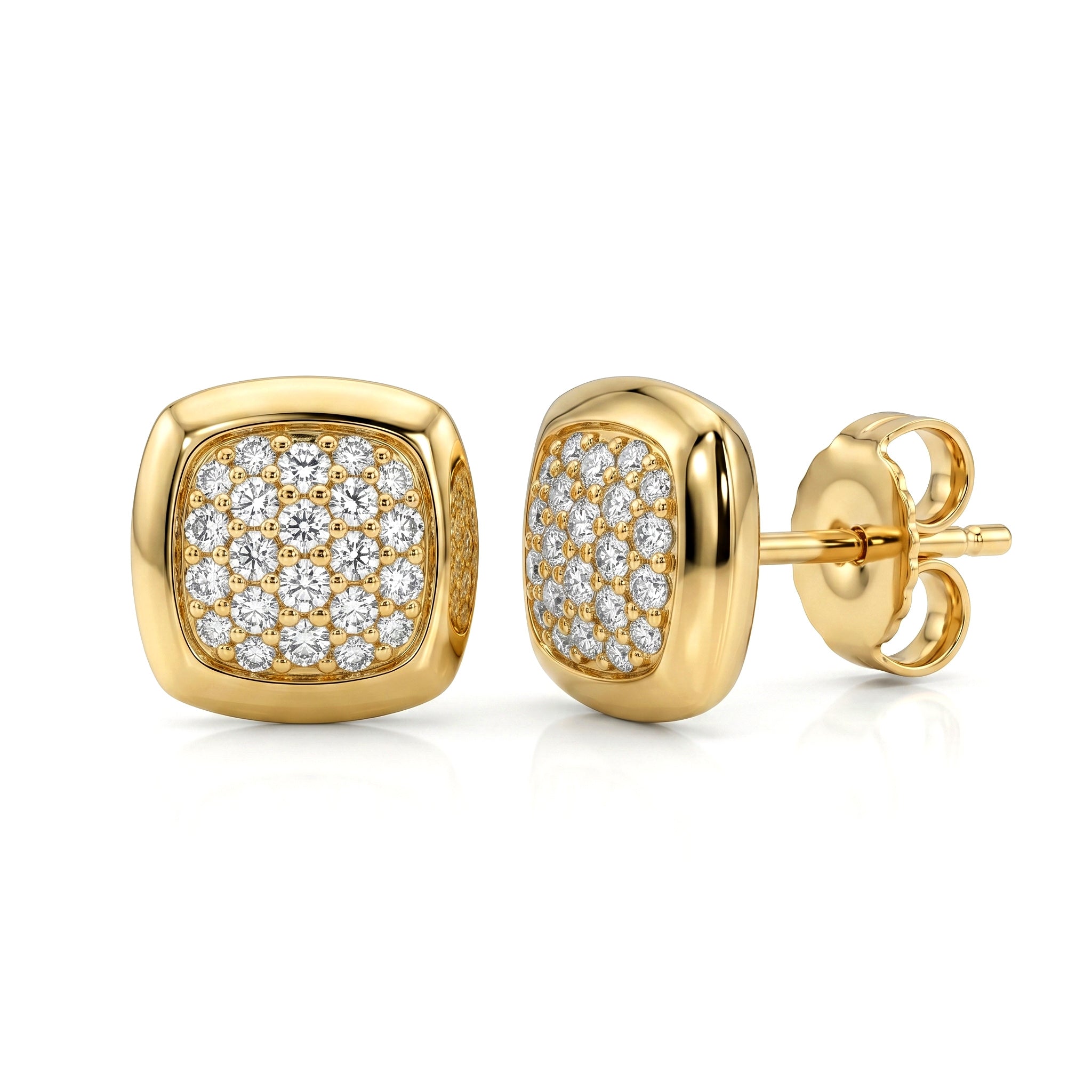 AE157004Y - Earrings 14KY/1.9G 44RD-0.40CT