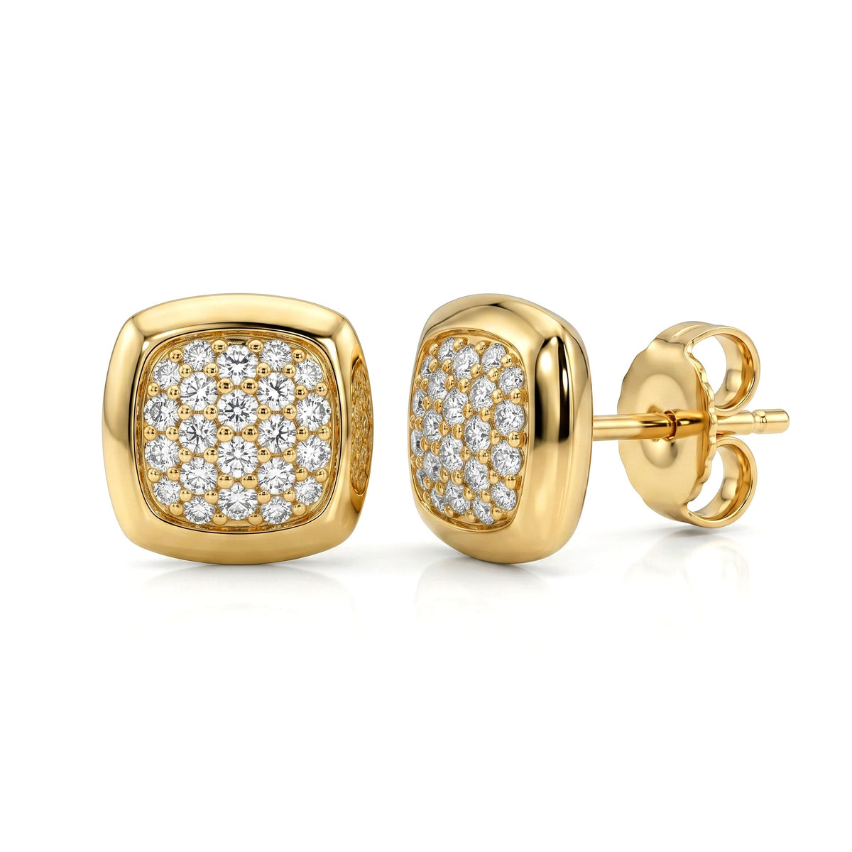 AE157004Y - Earrings 14KY/1.9G 44RD-0.40CT