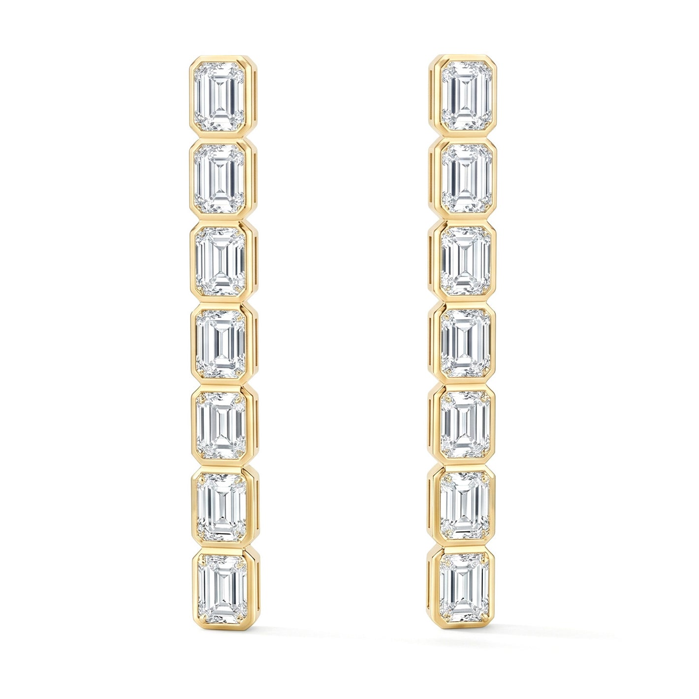 AE157089Y - Earring 14KY/3.3G 14RD-2.28CT