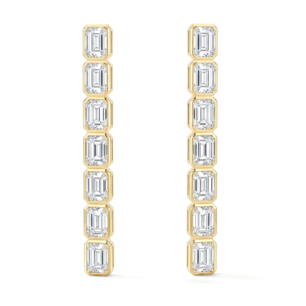 AE157089Y - Earring 14KY/3.3G 14RD-2.28CT
