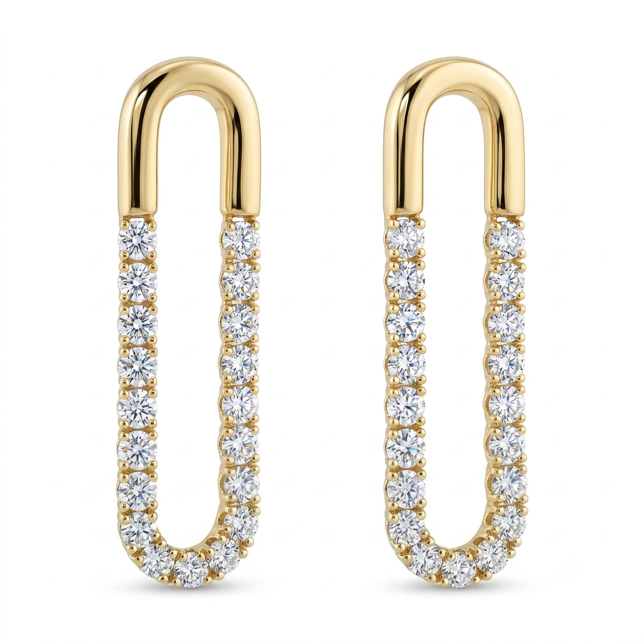 AE157102Y - Earrings 14KY/2.9G 38RD-0.81CT