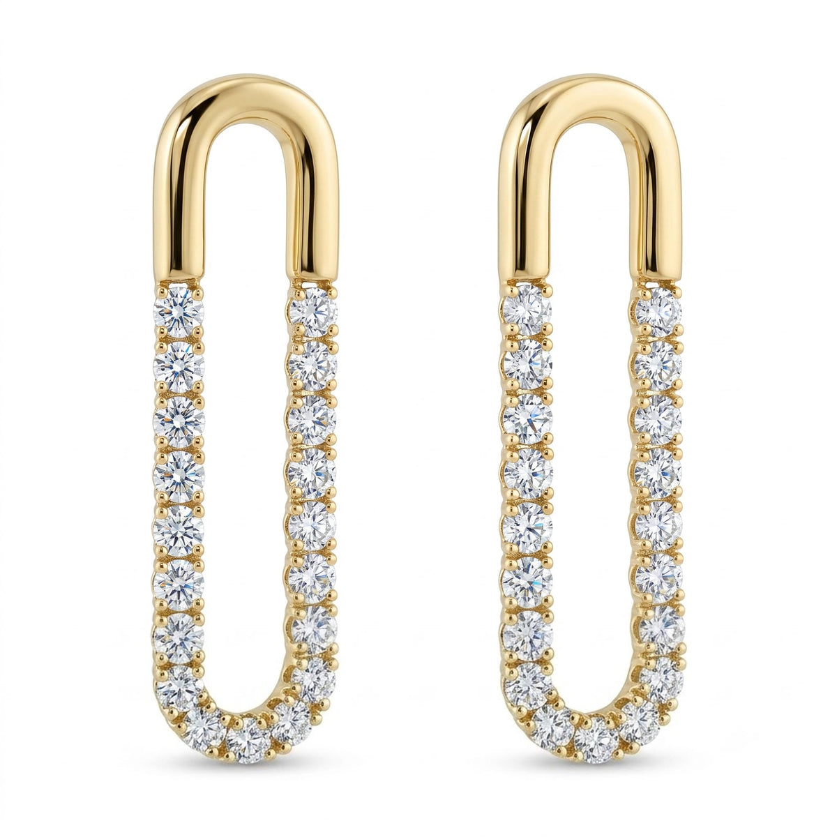 AE157102Y - Earrings 14KY/2.9G 38RD-0.81CT