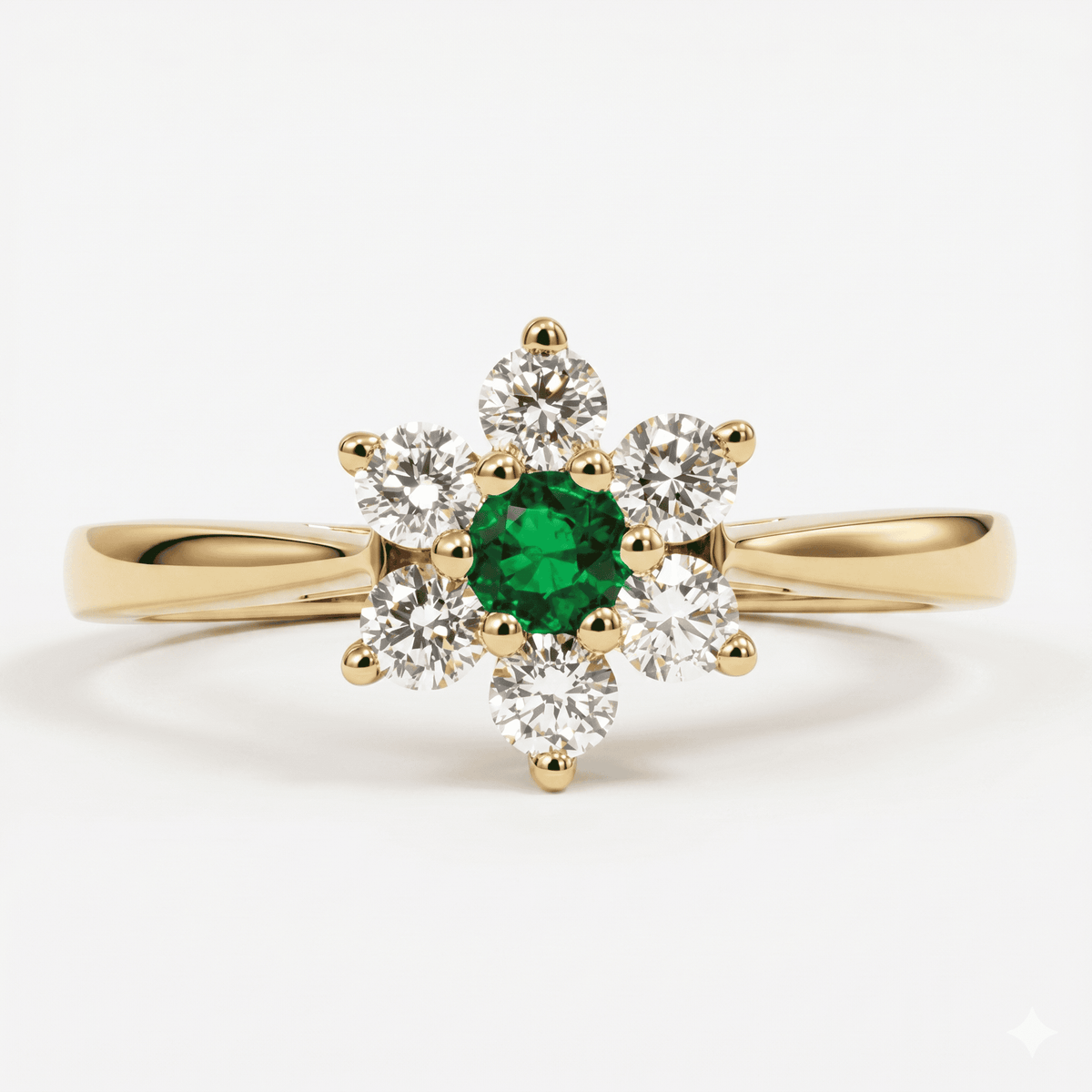 AER156963Y - 14KY/2.57GR 1EMER-0.13CT 6RD-0.44CT