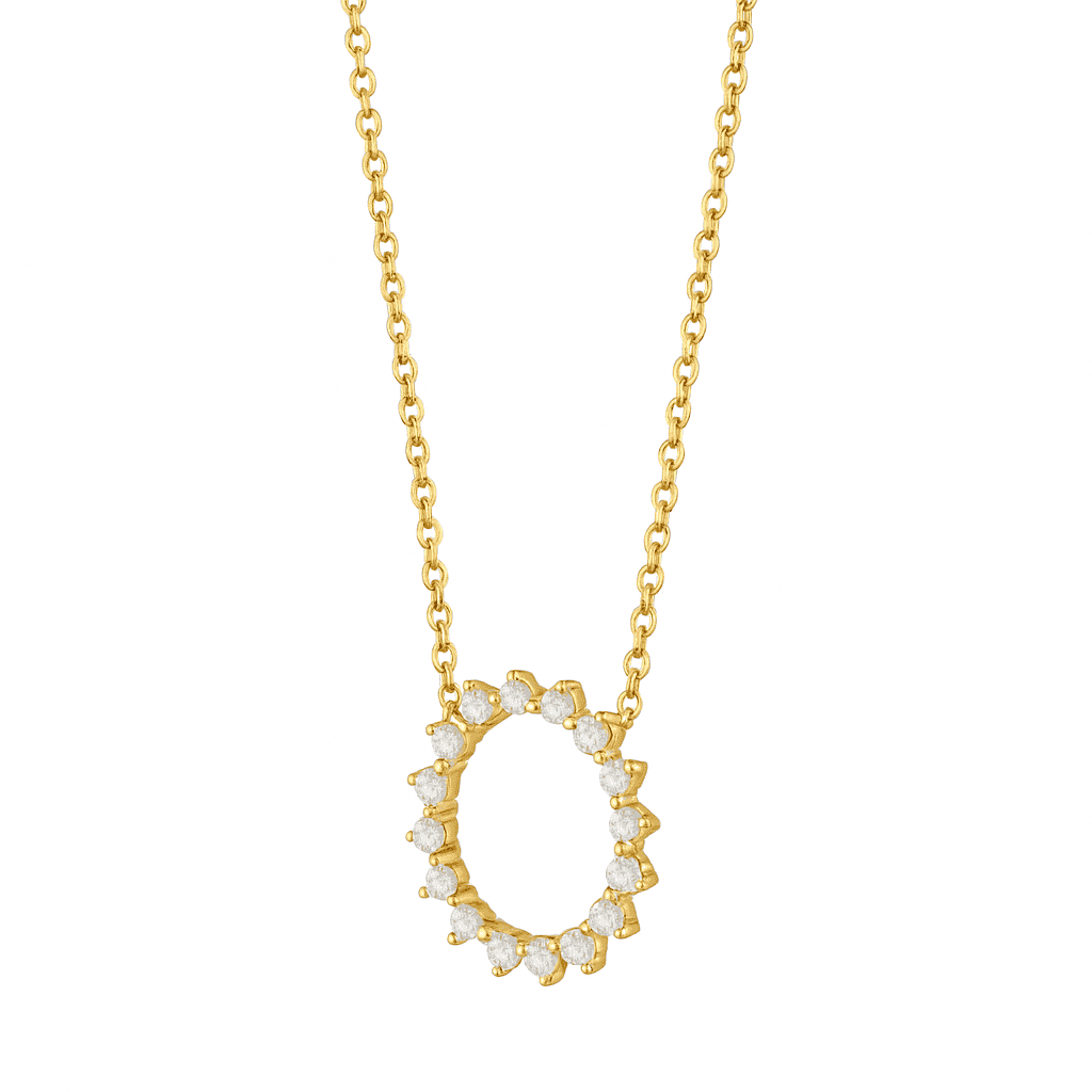 14K Yellow Gold Necklace, 0.47ct