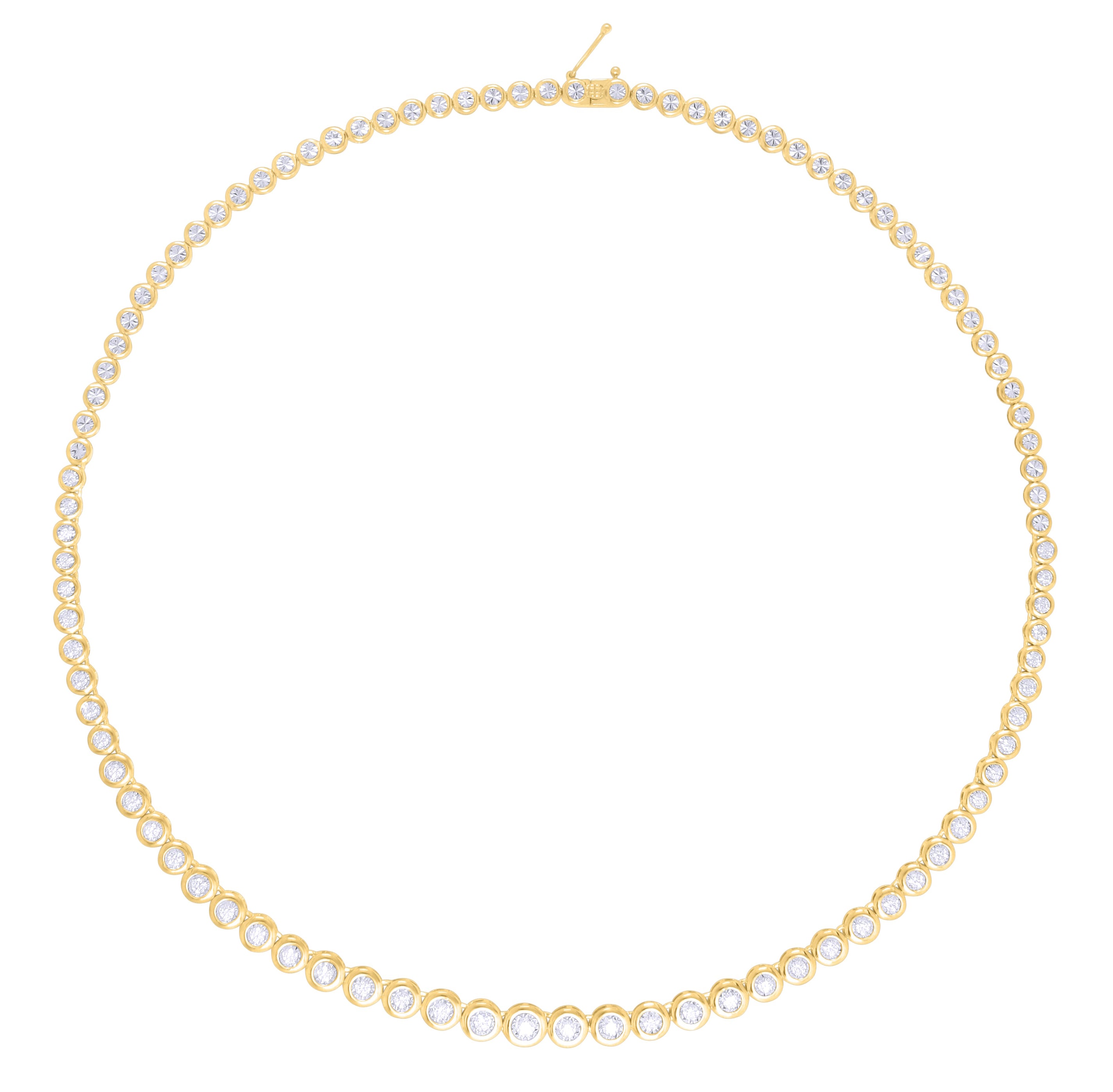AN156217Y - Necklace 14KY/22.1G 47RD-1.45CT