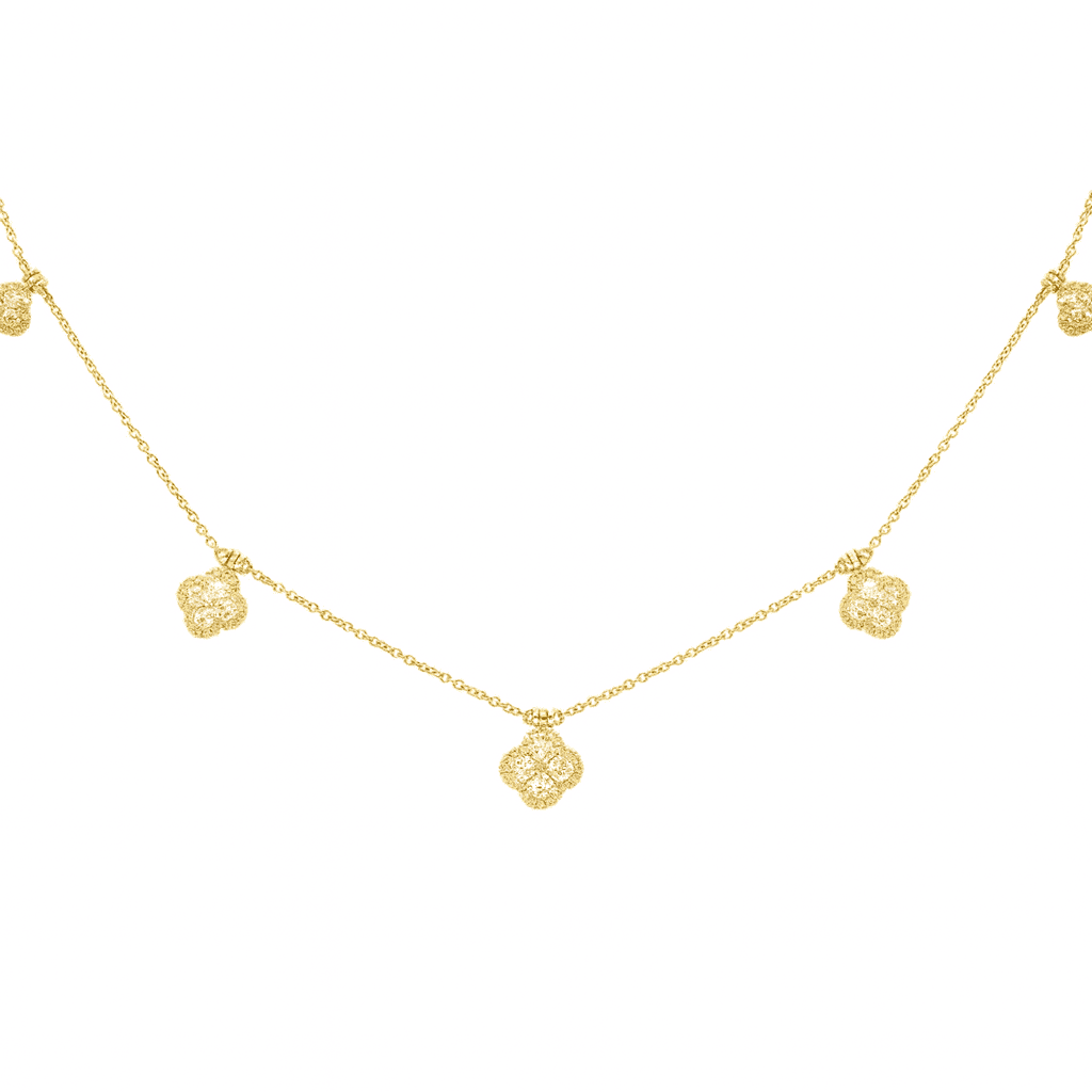 14K Yellow Gold Diamond Pendant, 1.07ct