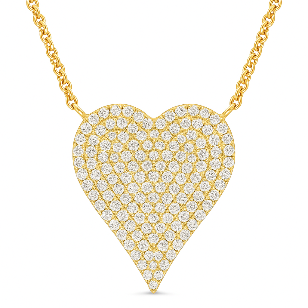 AP156421Y - Necklace 14KY/3.1G 132RD-0.43CT