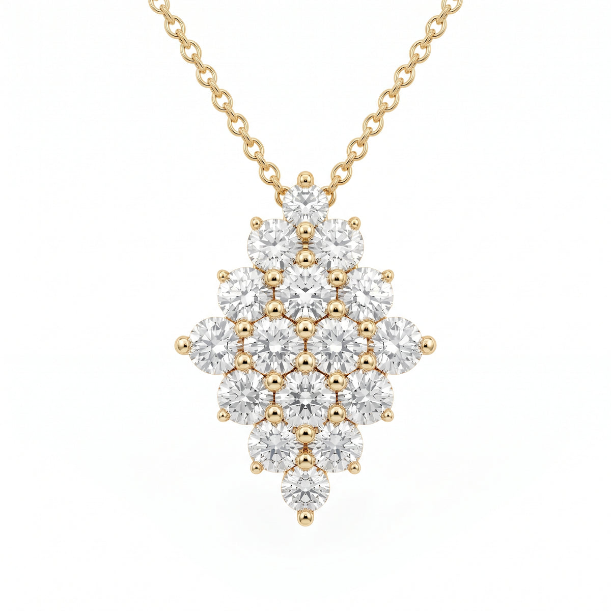 AP156927Y - Pendant 14KY/1.3G 16RD-1.06CT