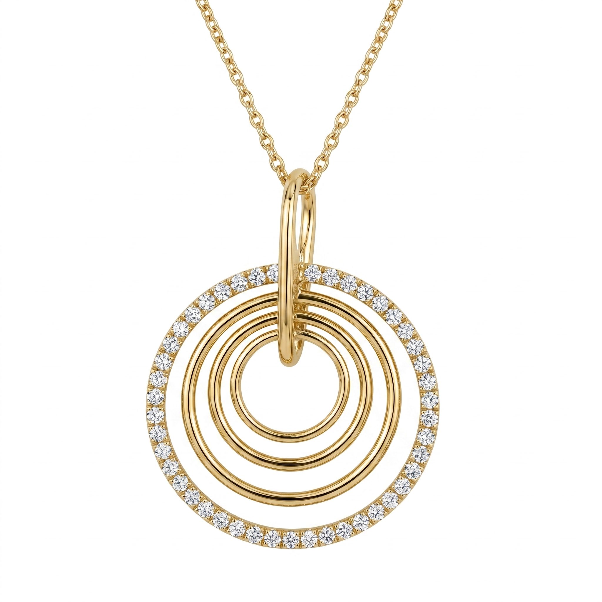 AP157099Y - Pendant 14KY/1.9G RD-0.27CT