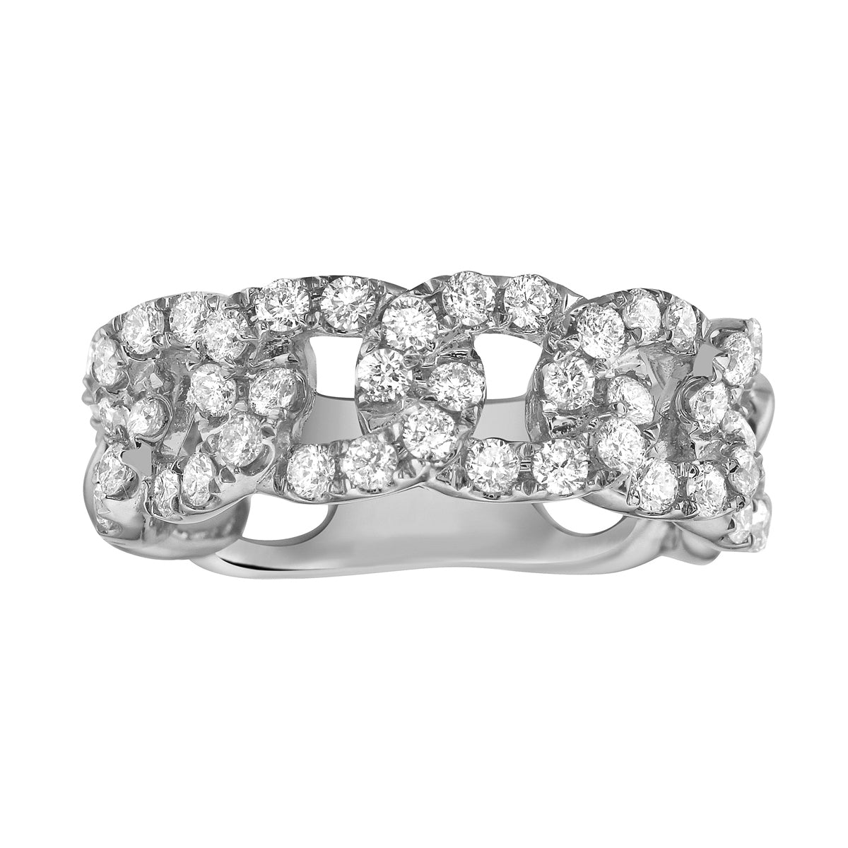 R055280 - Ring 18KW/7.6G 48RD-1.16CT