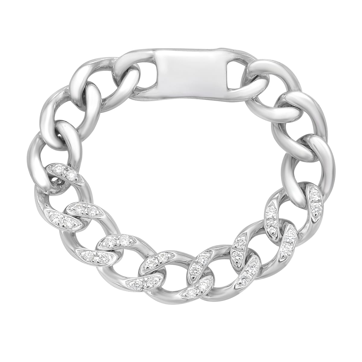 14K White Gold Diamond Ring, 0.10ct