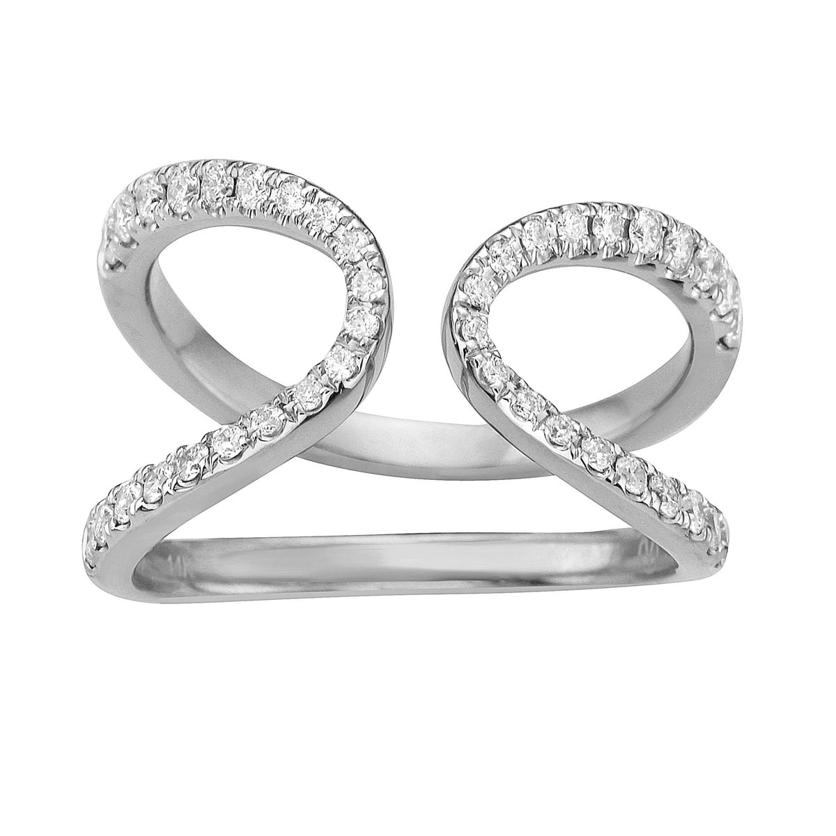 AR156412 - Ring 14KW/3.9G 40RD-0.43CT