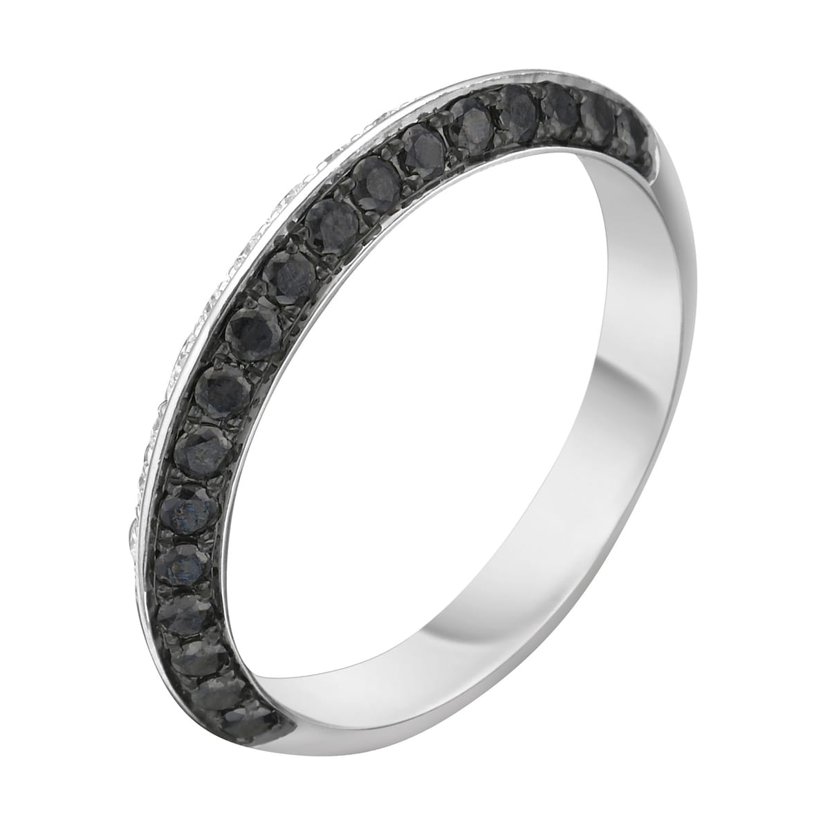 14K White Gold Diamond Ring, 0.56ct