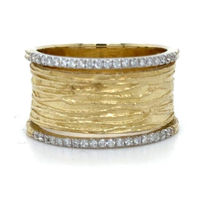 AR156905Y - RING 14KWY/6.00G 40RD-0.20CT