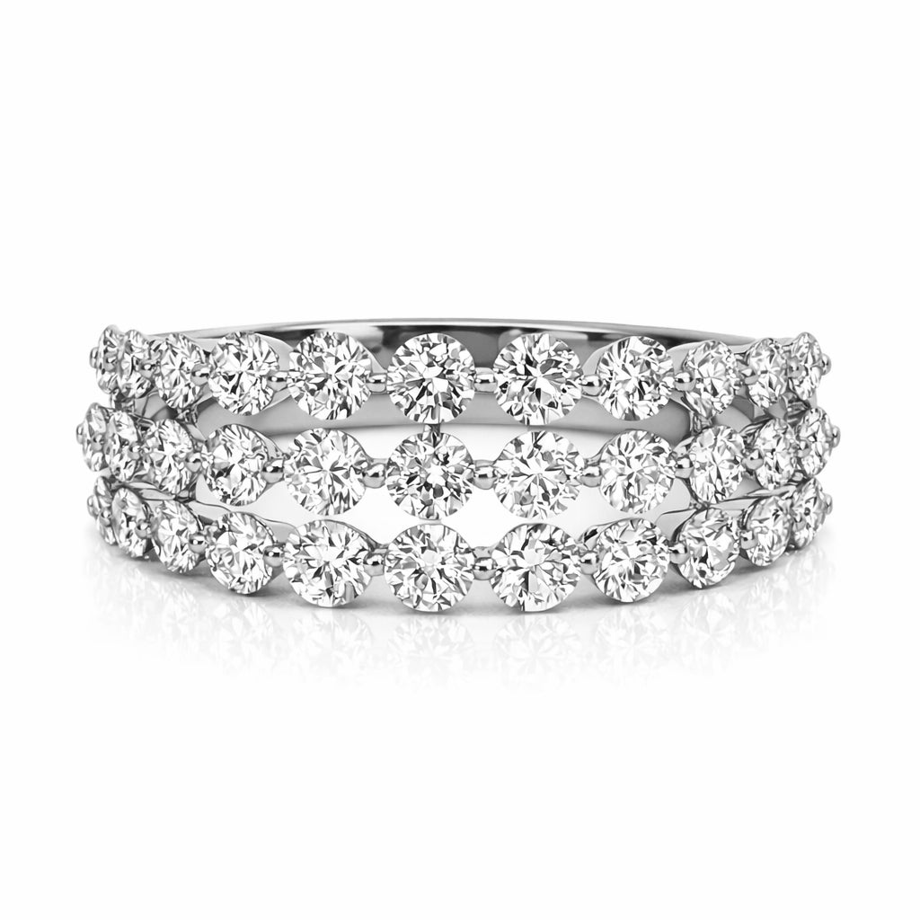 18K White Gold Diamond Ring, 0.78ct