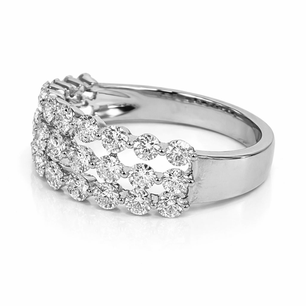18K White Gold Diamond Ring, 0.78ct