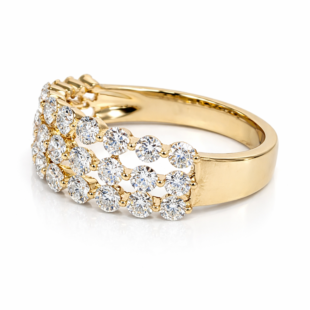 AR156915Y - Ring 14KY/5.3G 26RD-0.80CT