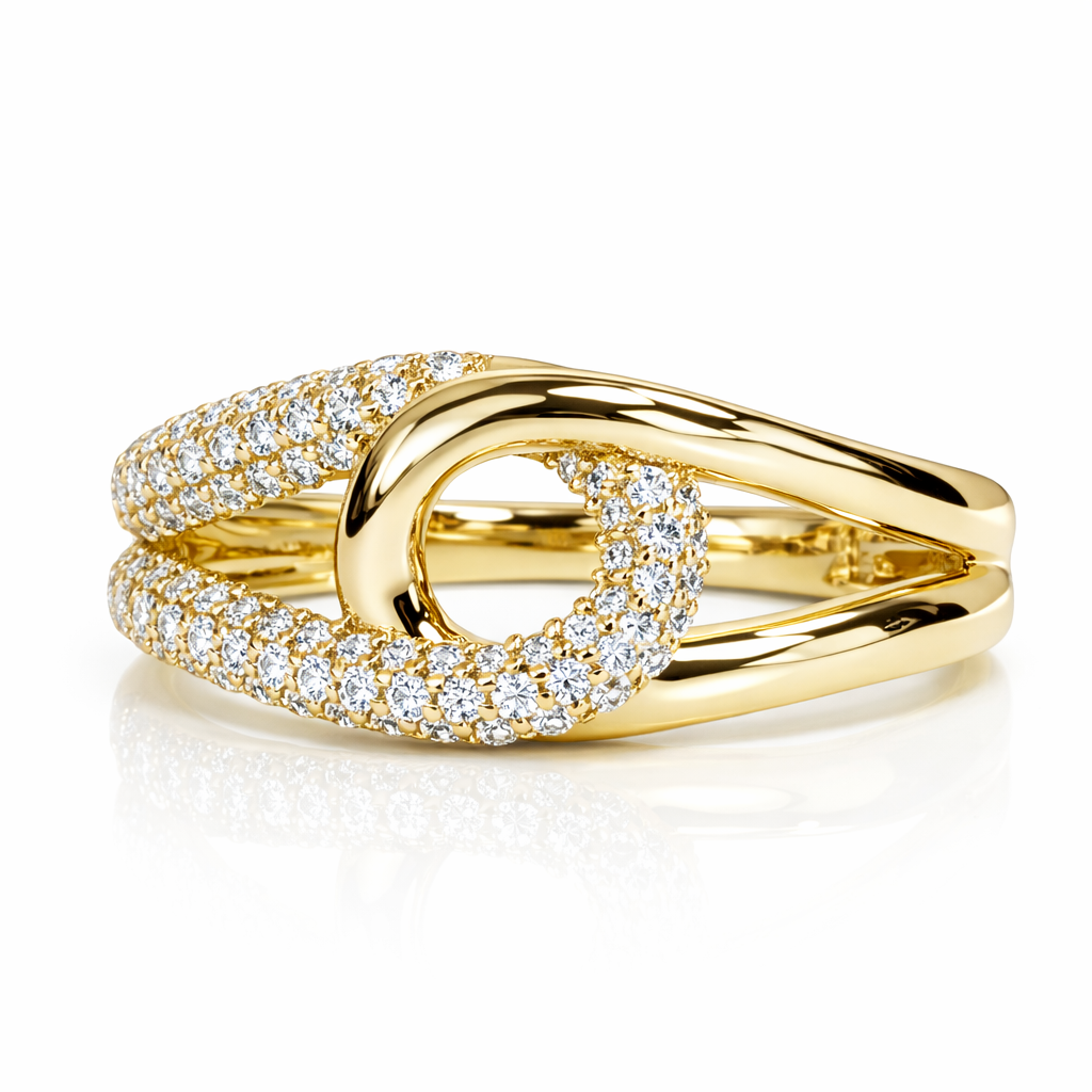 AR156949Y - Ring 14KY/2.6G 82RD-0.34CT