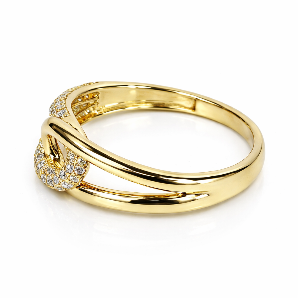 AR156949Y - Ring 14KY/2.6G 82RD-0.34CT