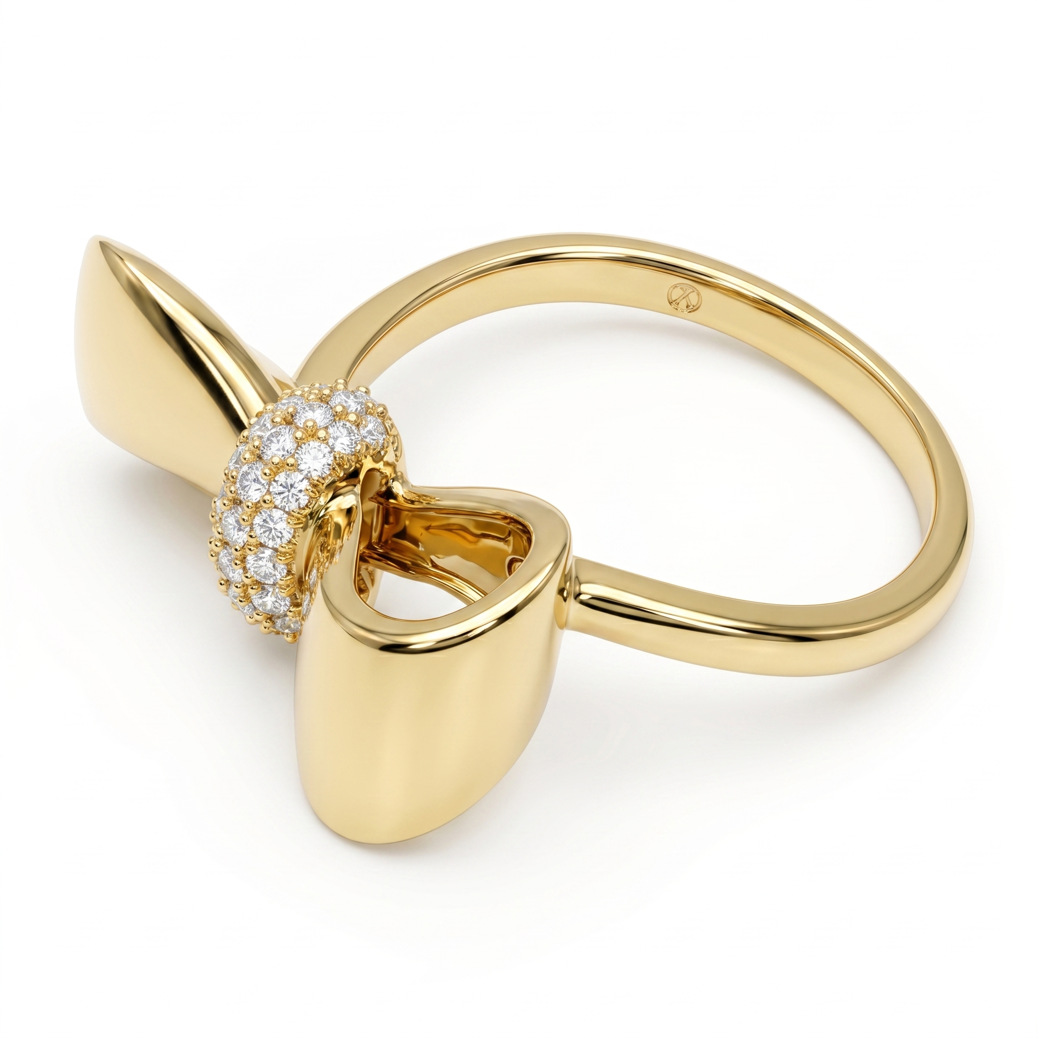 AR156971Y - Ring 14KY/4G 25RD-0.17CT