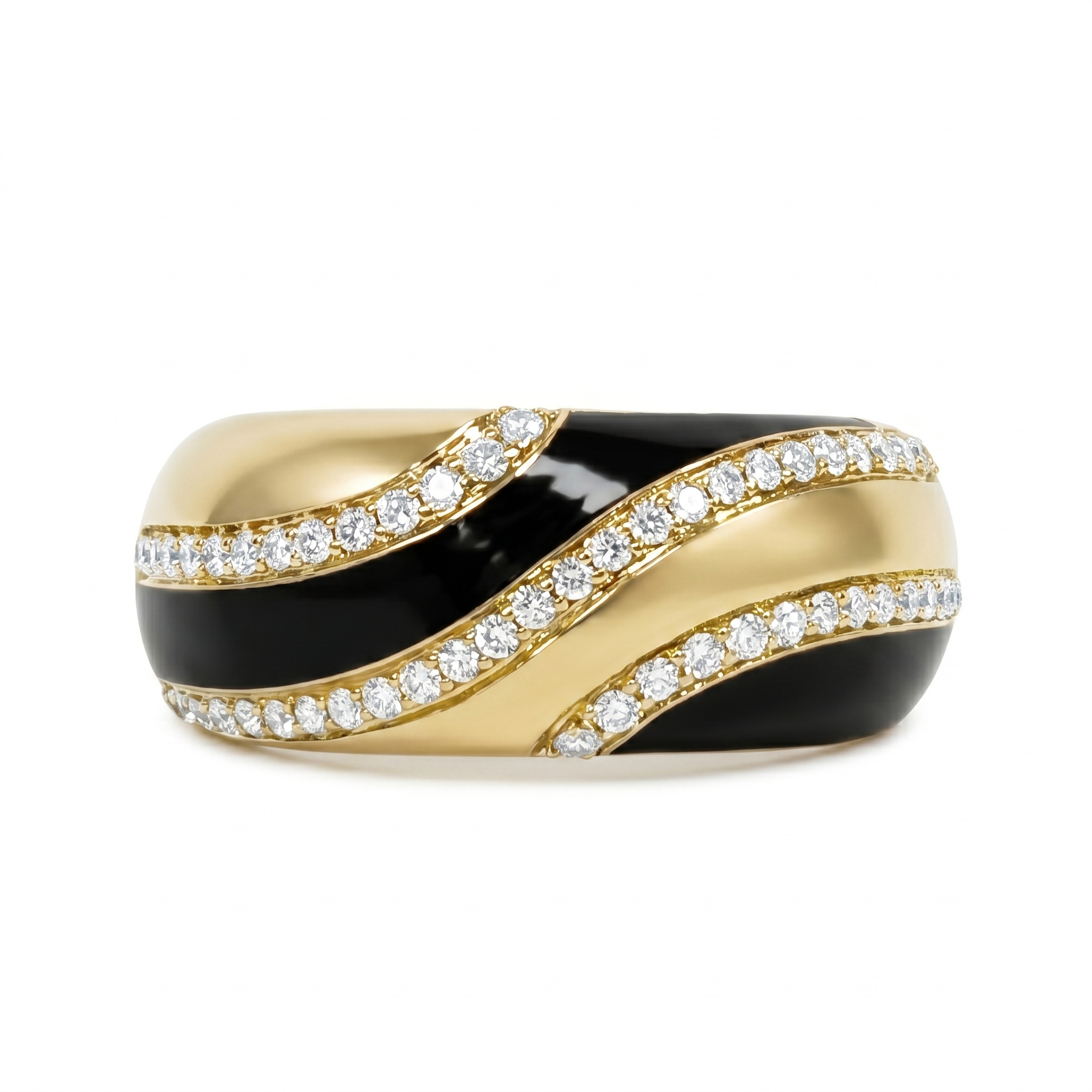 AR156978Y - Ring 14KY/4.9G 54RD-0.33CT