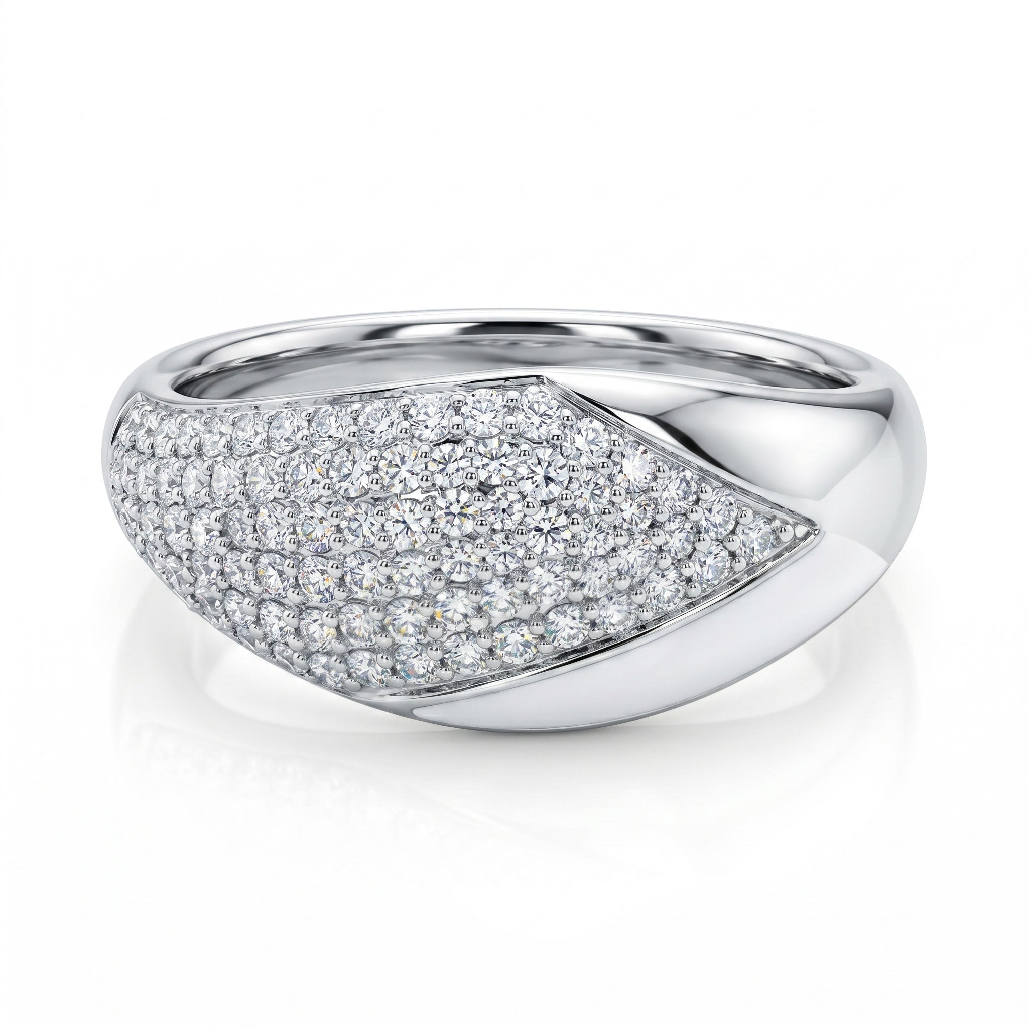 AR156988 - Ring 14KW/3.4G 82RD-0.38CT