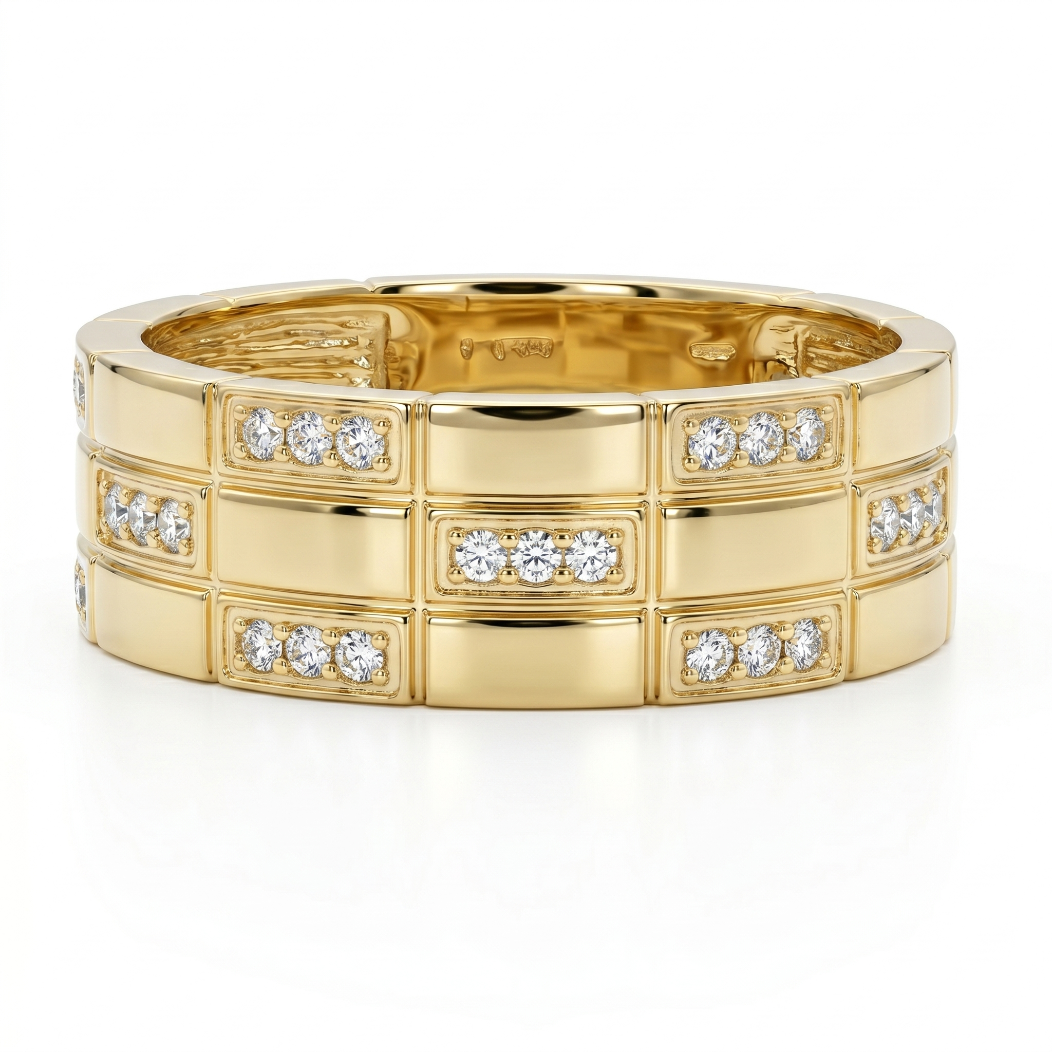AR157098Y - Ring 14KY/4.5G 27RD-0.16CT