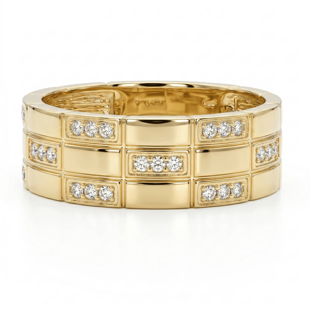 AR157098Y - Ring 14KY/4.5G 27RD-0.16CT