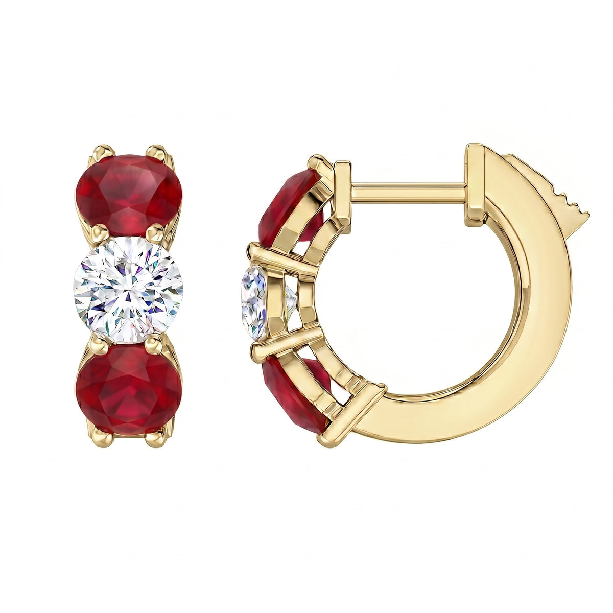 ARE155559CY - 14KY 2RD-0.65CT 4RUBY-1.65CT