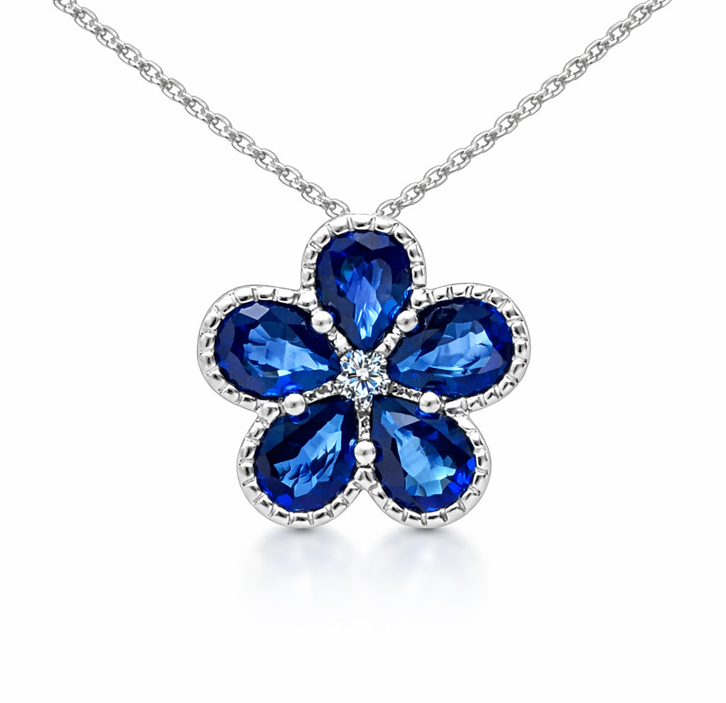 ASP154039 - Pendant 14KW/0.7G 5SAPP-1.51CT 1RD-0.03CT