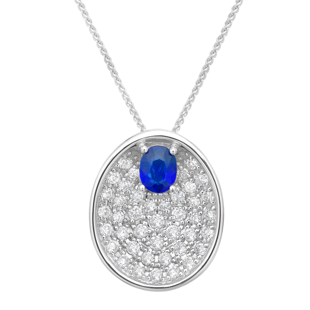 ASP156115 - Pendant 14KW/1.8G 1SAPP-0.37CT 41RD-0.51CT