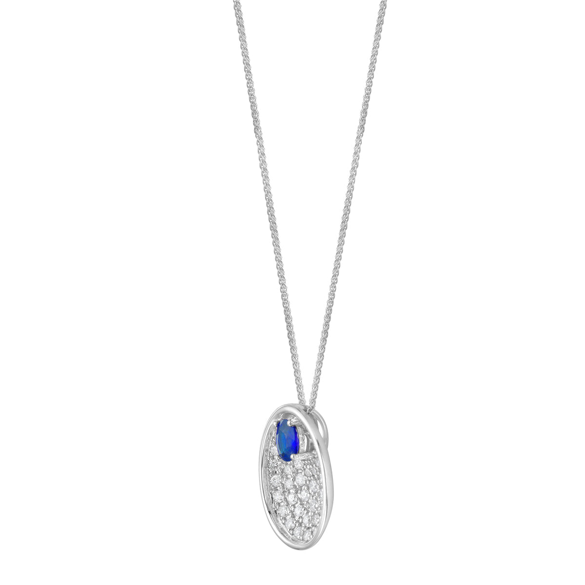 ASP156115 - Pendant 14KW/1.8G 1SAPP-0.37CT 41RD-0.51CT