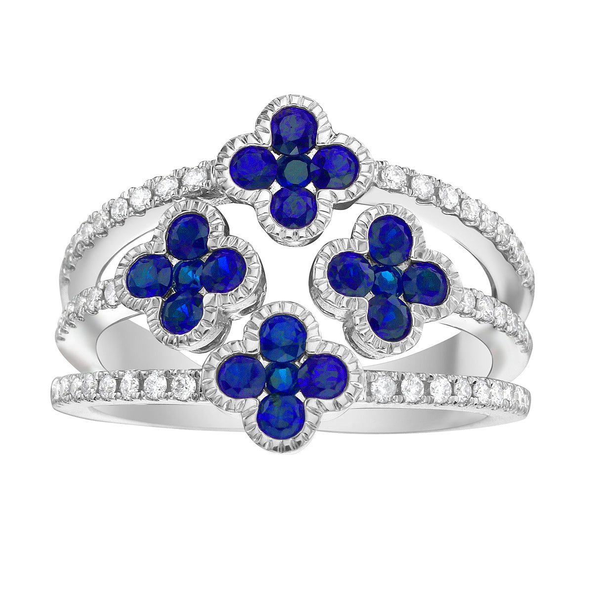 ASR155911 - Ring 14KW/4.5G 20SAPP-0.97CT 48RD-0.27CT